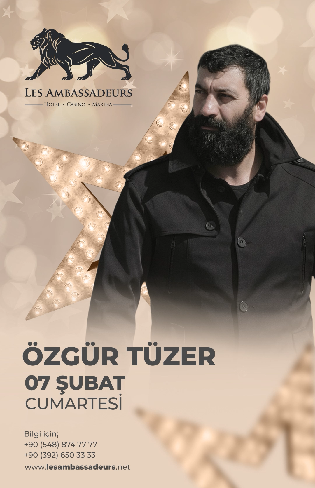 Özgür Tüzer ile Kıbrıs’ta Unutulmaz Bir Konser Gecesi